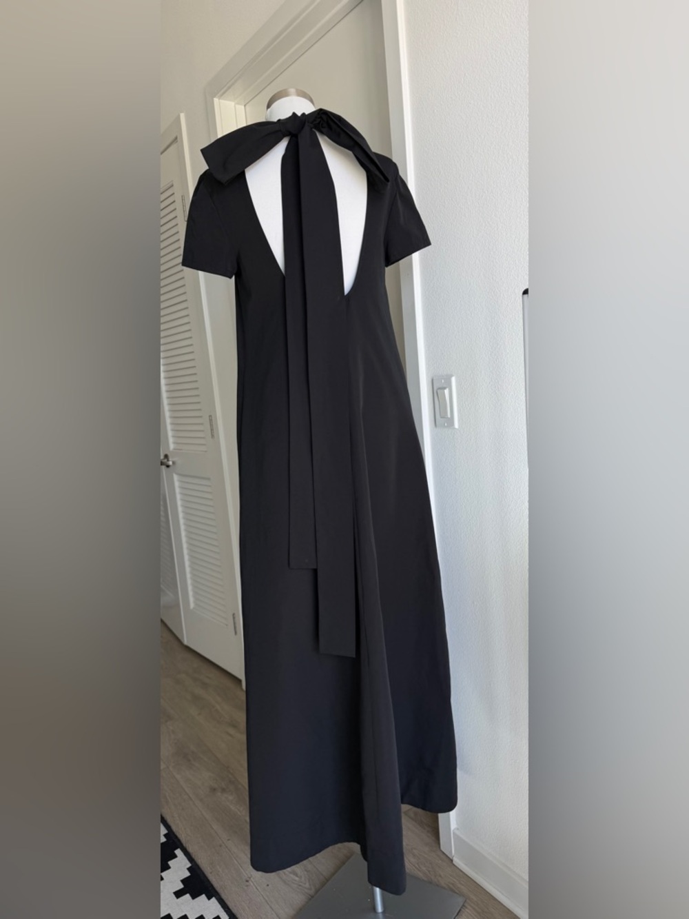 Staud ILANA DRESS  Black, Size S - Picture 4 of 9